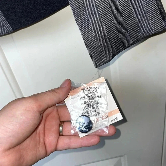 KASPER WOMENS BLAZER GRAY AND BLACK SIZE 2P PERFECT CONDITION - Picture 7 of 10